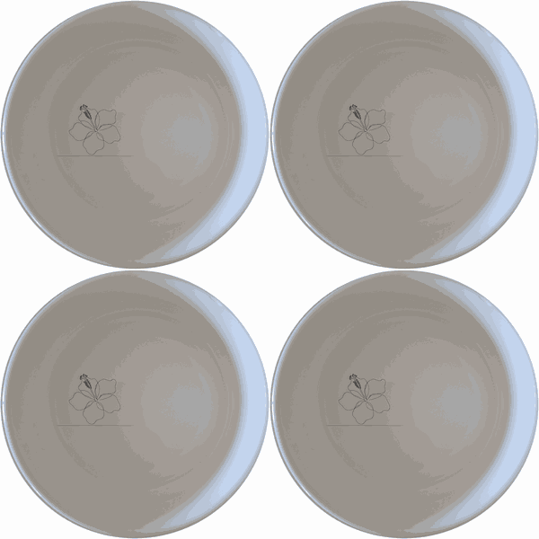 Delicate Hibiscus Flower Bowl Set of 4 - Range 1