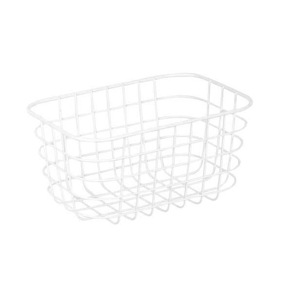 Sensea Metal Storage Basket - White