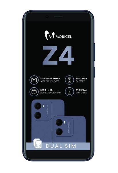 Mobicel Z4 4G - DS - Grey (NL)