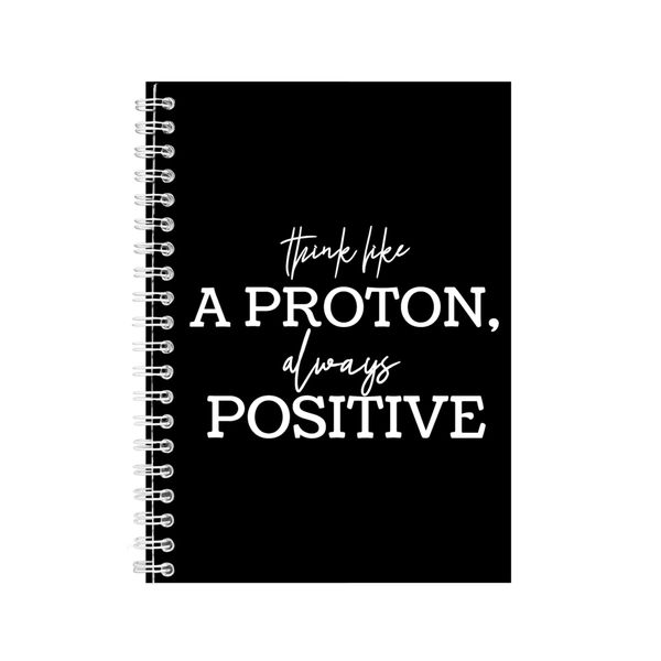 Positive A5 Notebook Spiral Lined Motivational Sayings Graphic Notepad 169