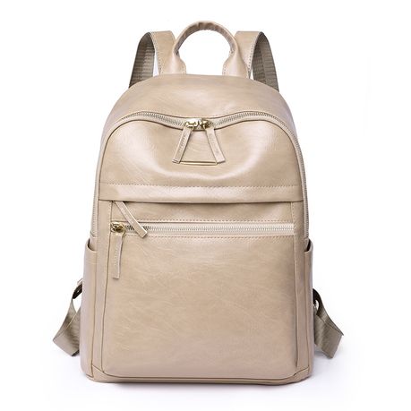 Makes Women's Fashion Leather Anti-theft Rucksack Travel Handbags