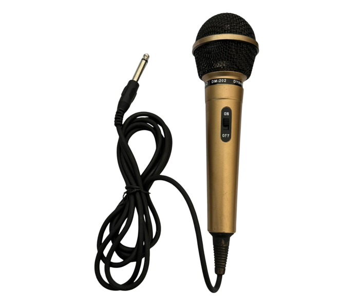 Portable Wired Dynamic Microphone (Gold) SiRCONY
