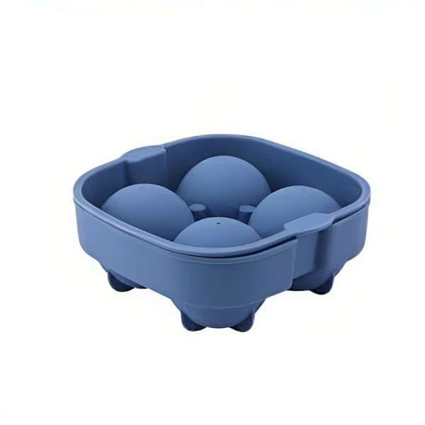 60mm Whisky 4-hole Ice Ball Ice Making Silicone Mold
