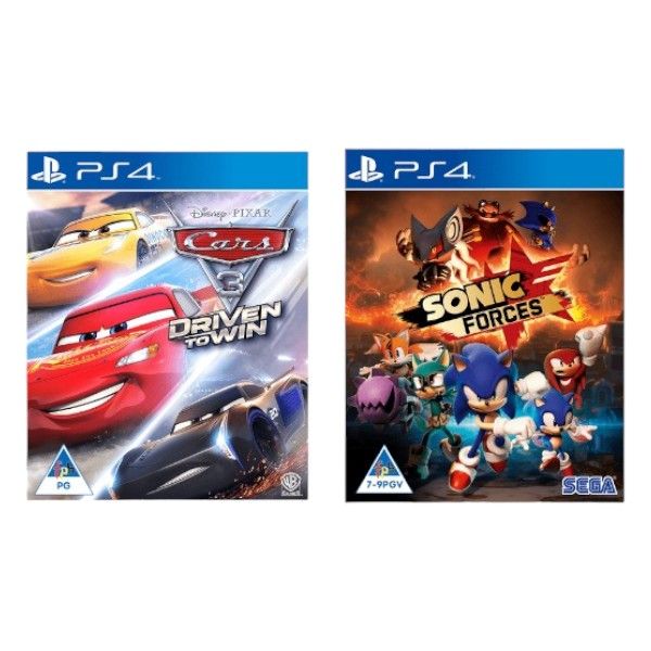 Cars 3: Driven To Win (PS4) &amp; Sonic Forces (PS4) Bundle