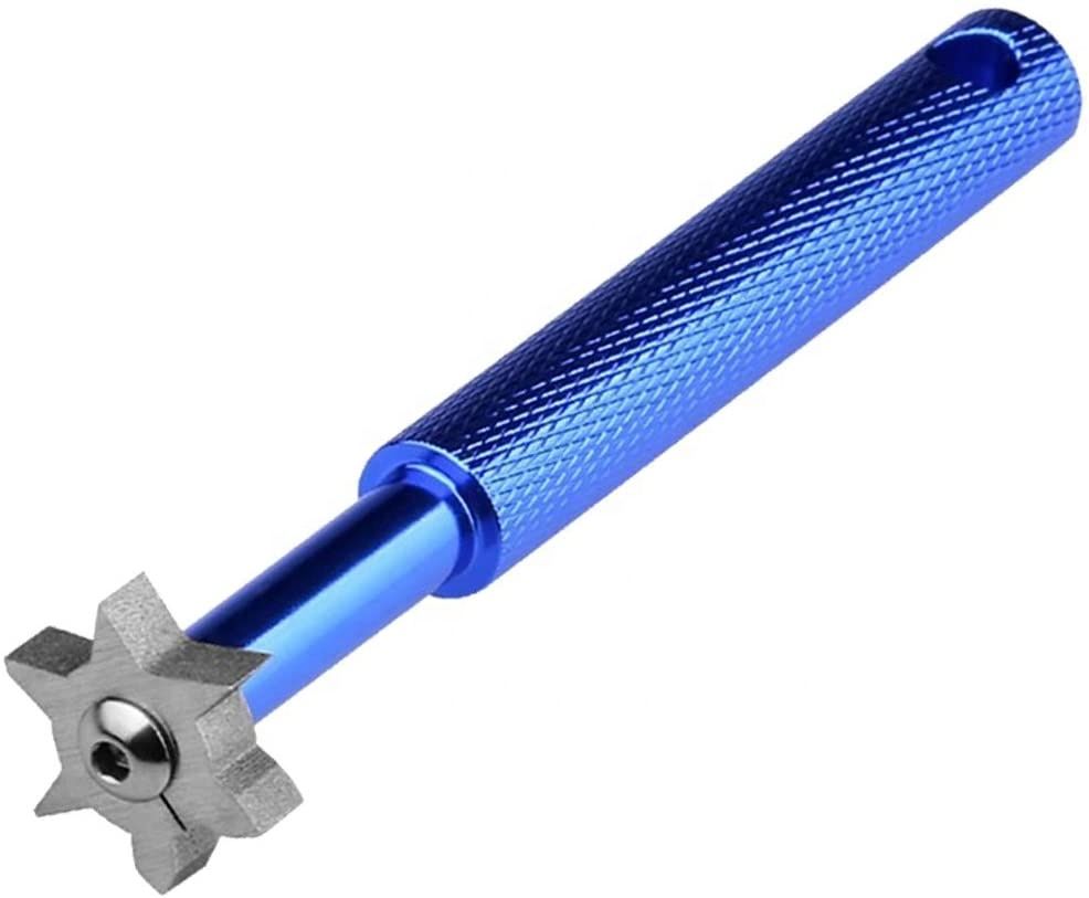 Golf Club Groove Sharpener with 6 heads ReGrooving Tool Golf Cleaner