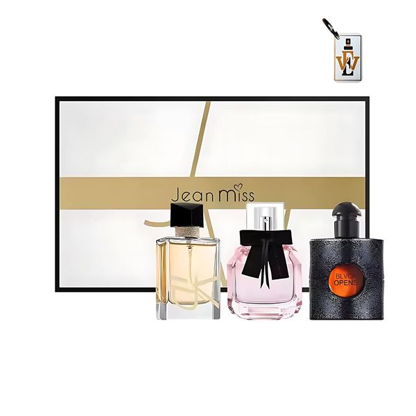 Jean Miss Pour Femme Gift Set &amp; Keyring Combo | 3 x 30ml Luxury Perfumes