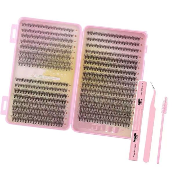 DIY Eyelash Extensions 10-16mm Mixed With 640Lash Clusters