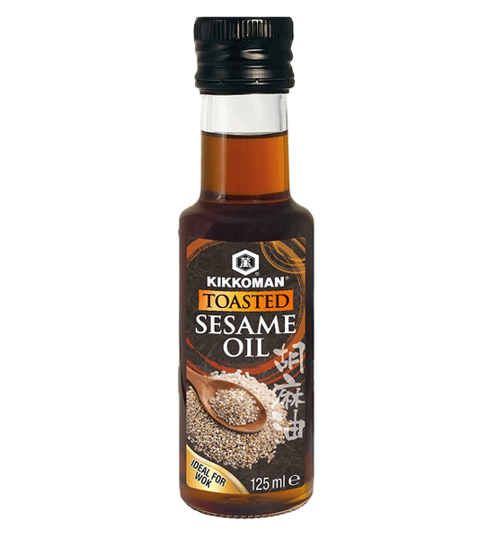 Kikkoman Toasted Sesame Oil - 6 x 125ml