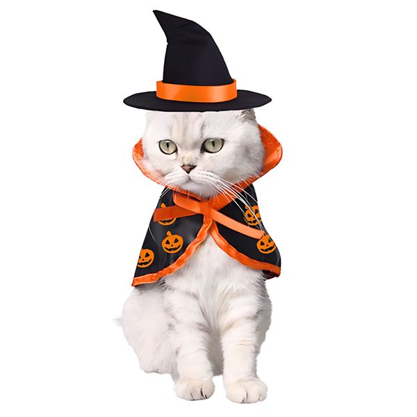 Halloween Magic Cloak Cat Dog Pet Supplies Transformation Costume