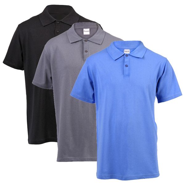Mens - 3 Pack (Black, Grey &amp; Light Blue image