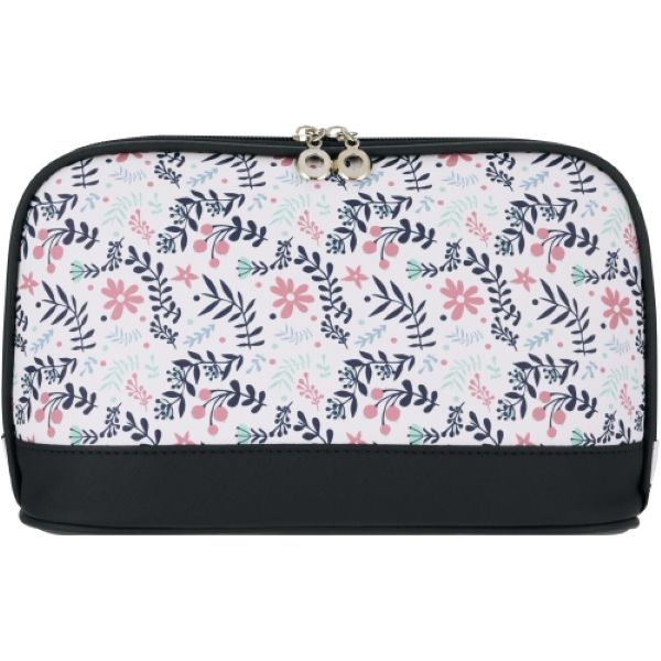 Floral Toiletry Bag Navy
