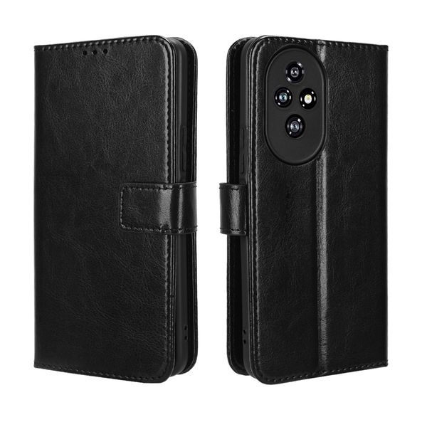 Leather Cover compatible for Honor 200 5G Shockproof Retro Case