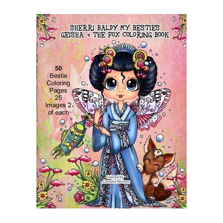 Sherri Baldy My Besties Geisha The Fox Coloring Book Buy Online In South Africa Takealot Com