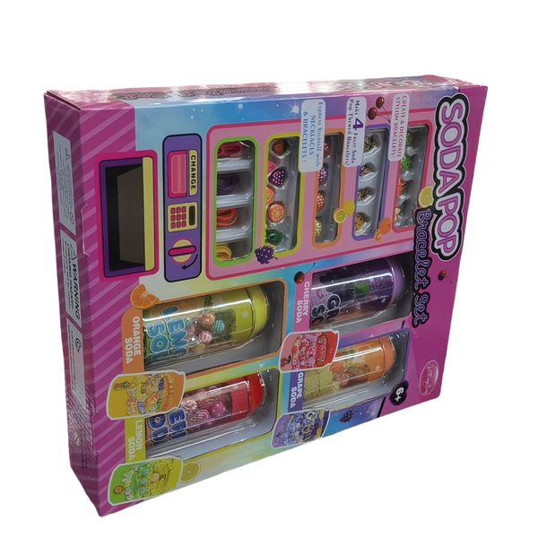 DIY Kid Soda Pop Bracelet Set for Little Girls Making Kit