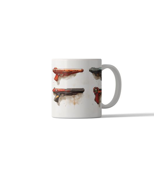 Retro Spacegun DSG 6 Printed Coffee Mug