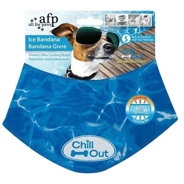 Chill Out Dog Cooling Ice Scarf Bandana - Medium