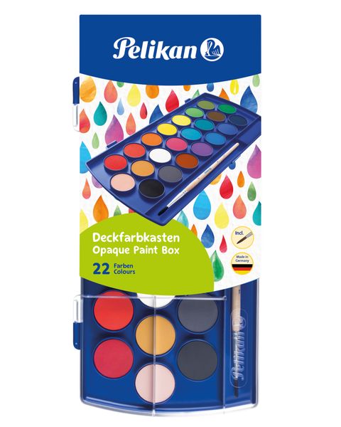 Pelikan F455/22 Paintbox with 22 Colours