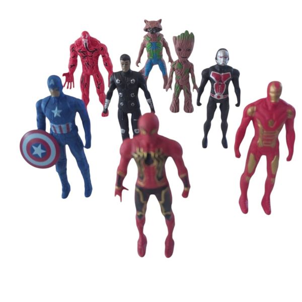 8 Small Avengers - Super Hero Characters - 10cm Figurines