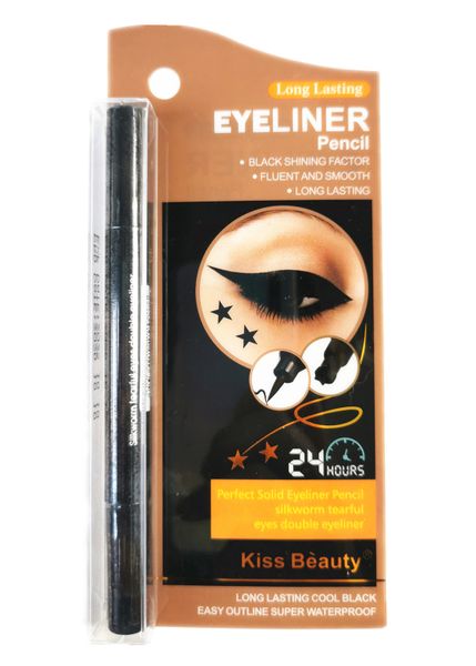 Kiss Beauty Winged 2 In 1 Double Eyeliner With Solid Eyeliner + Star Stamp