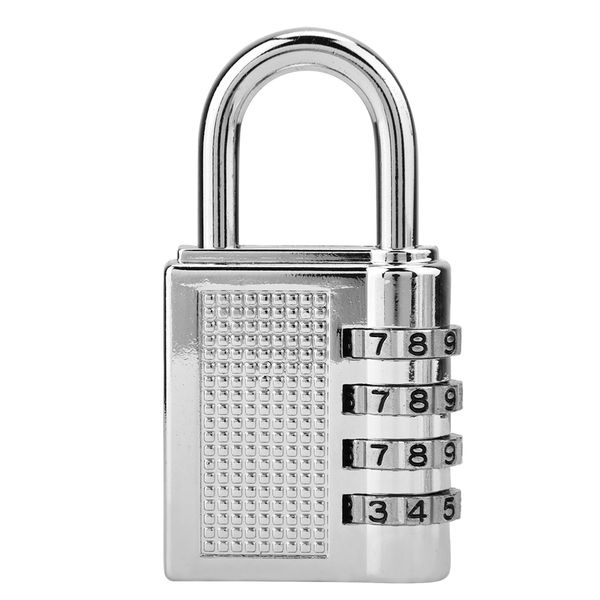 4-Digit Gym Padlock (Silver)