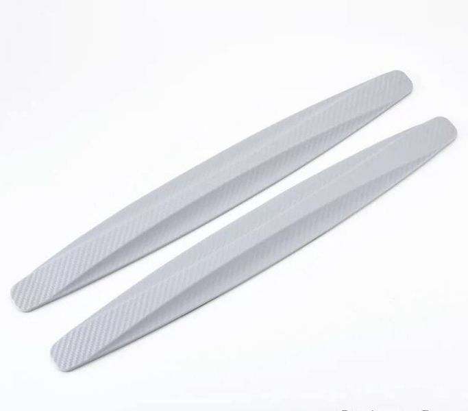 Universal Car Body Carbon Fiber Bumper Guard Protector Sticker- 2 Piece