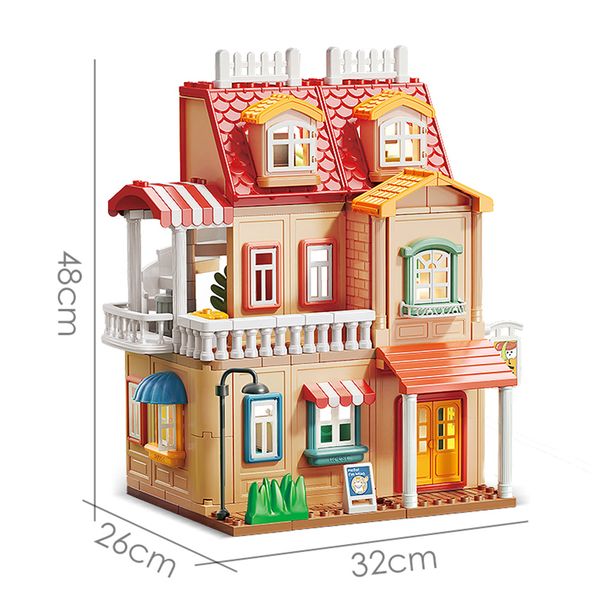 Feelo - Genius Architect Villa - Building Block Set - 246 Pieces