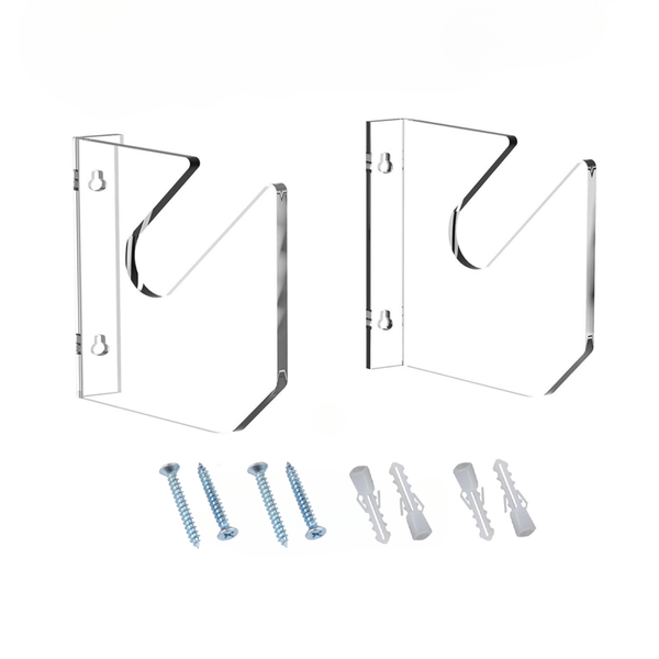 1 Pairs Skateboard Wall Mount Skate Board Wall Holder Display Rack