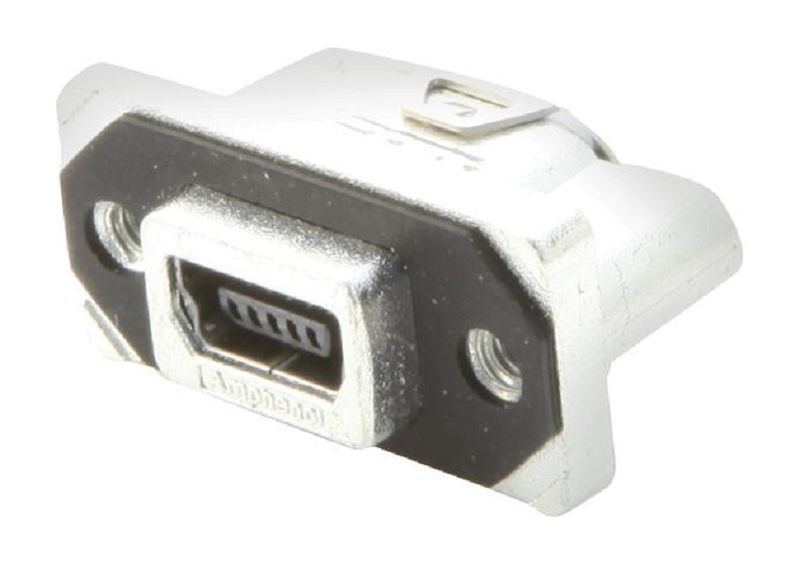 Amphenol Communications (MUSBRB15130) USB Sealed Connector, Mini USB Type B