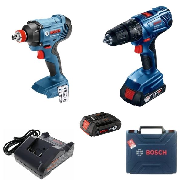 Bosch - Professional GSB 180LI Cordless Combo Drill+ Cordless Impact Wrench