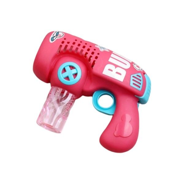 Futuristic Flywheel Bubble Machine Gun - Red