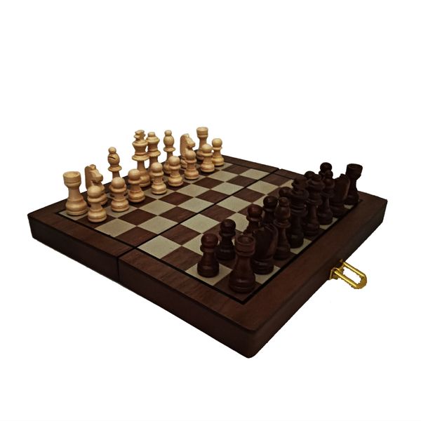 Wooden Chess Set - Magnetic 24 x 24cm