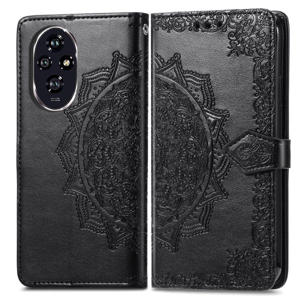 Leather Wallet Case Compatible With Honor 200 Pro Flip Cover