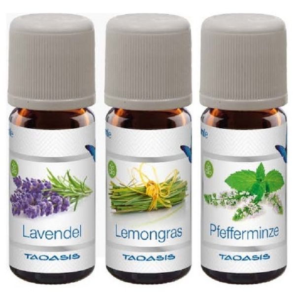 Venta Airwasher Organic Fragrance Oil Set - Lemongrass, Peppermint, Lavender - 3 x 10ml