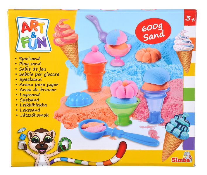 Art &amp; Fun Play Sand Set Icecream