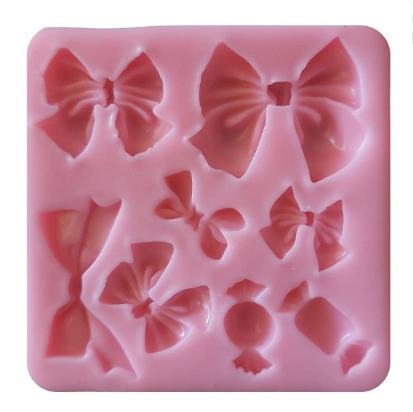 Cutie Pie Bows Silicone Mould