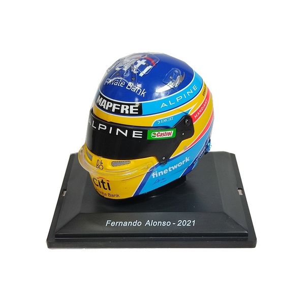 Spark - Fernando Alonso Alpine F1 Helmets - 2021