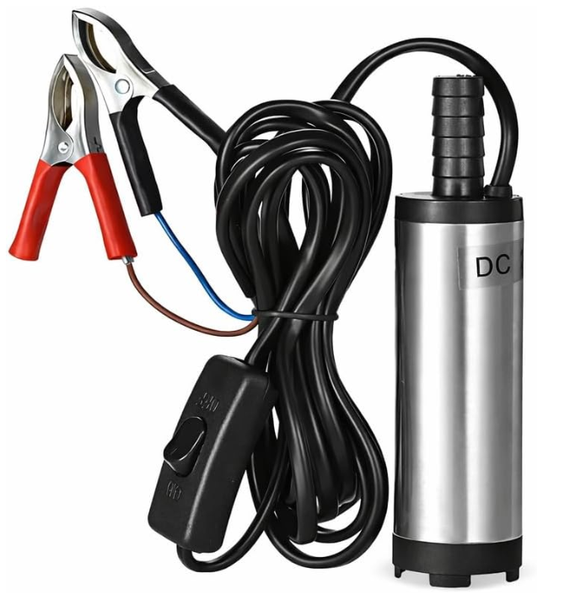 12V DC Submersible Water Pump, Portable Electric Oil/Fuel Transfer Pump
