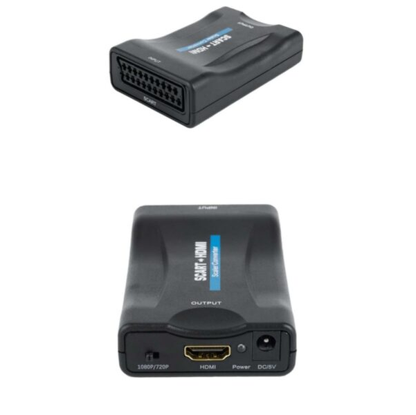 1080P 1.3 HD To SCART TO HDMI Converter Digital Analog Signal Adapter Fit