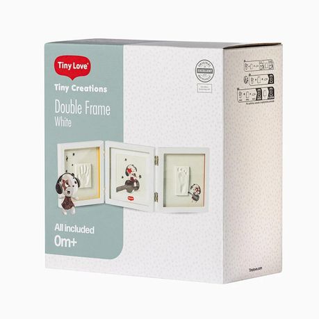 Tiny Love Tiny Creations Double Frame White Image