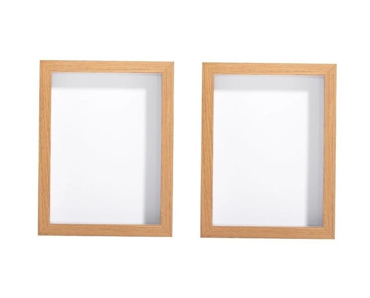 8-Inch Elegant 3D Shadow Box Display Stand - Wooden Cutout Design