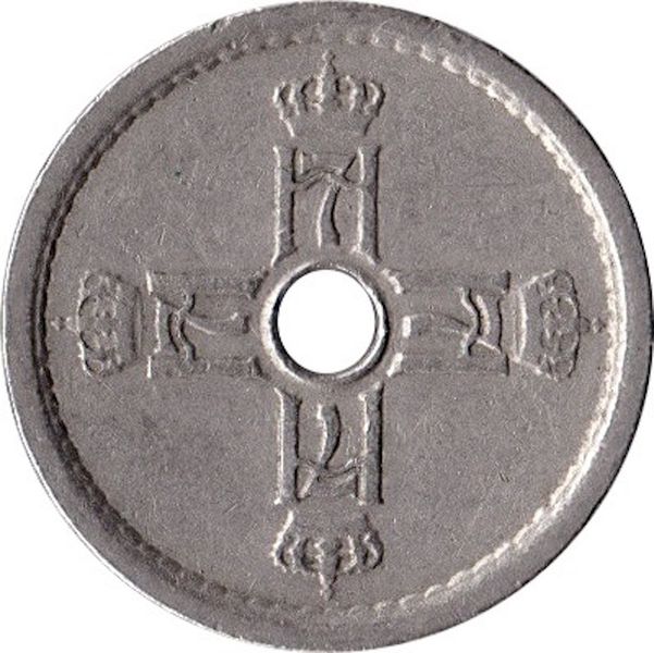 Norway 25 Ore Coin King Haakon VII