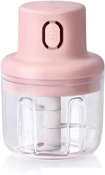 Portable Wireless Rechargeable Electric Grinder &amp; Garlic Crusher - 250ml