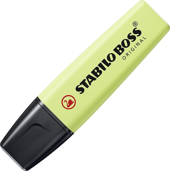 Yellow Stabilo Boss Highlighter Pastel Colour x2