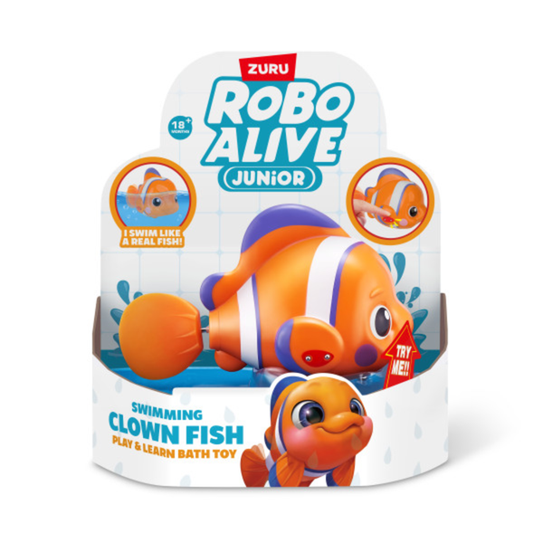 Robo Alive Junior Little Fish Battery-Powered Bath Toy by ZURU