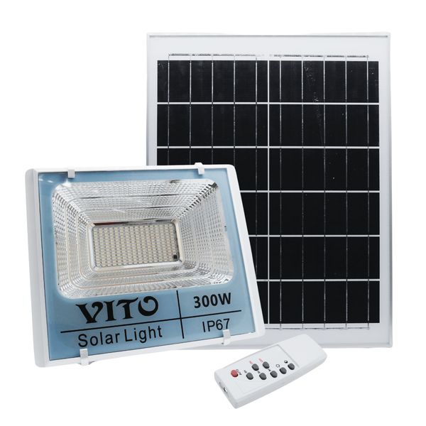 Vito 300w Solar Floodlight with Remote Control