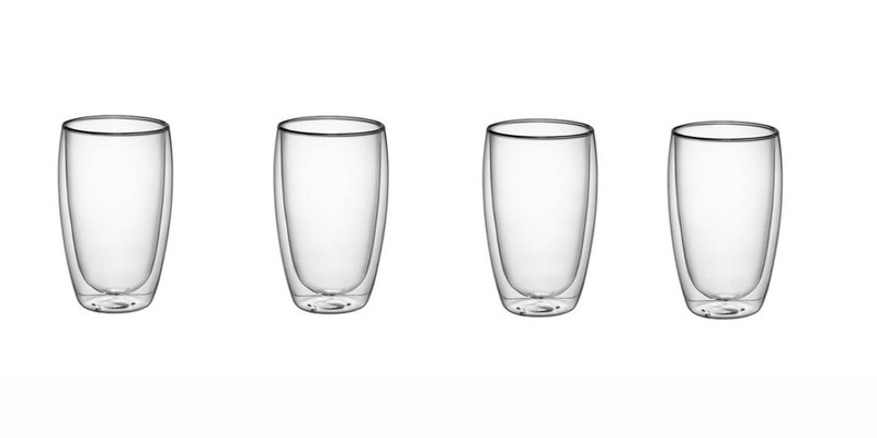 Double Wall Glasses - 450ml - Set of 4