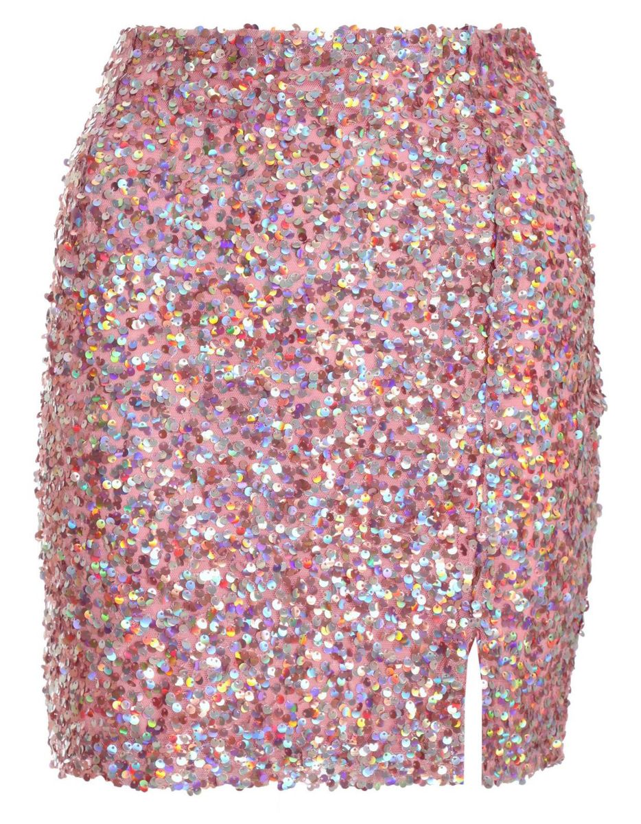 Quiz Ladies - Pink Sequin Iridescent Mini Skirt | Shop Today. Get it ...