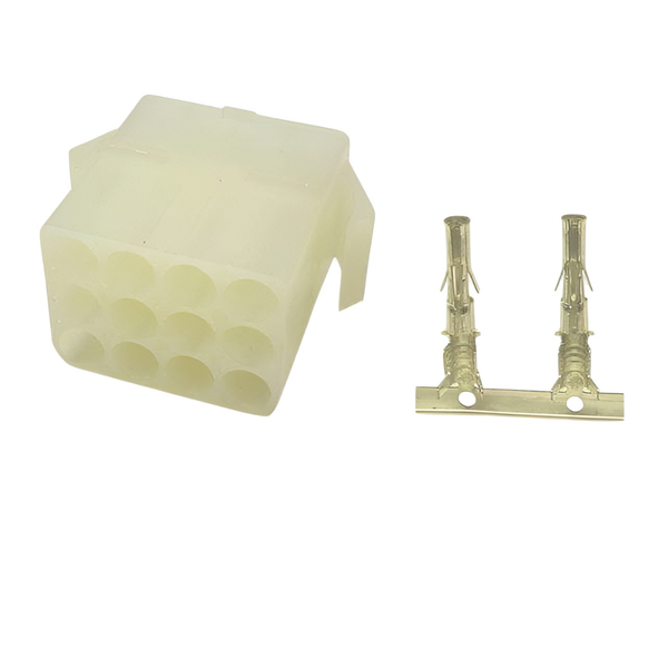 XY142-12F 6.2mm 12-Pin Square Female Connector with Release-Lock