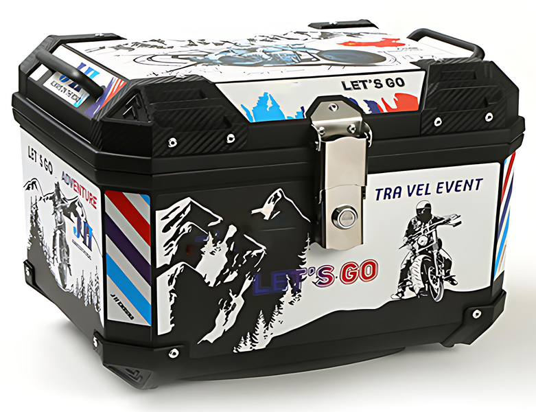 Motorcycle Top Case Motorcycle Trunk Motorbike Tail Box For Helmet Luggage