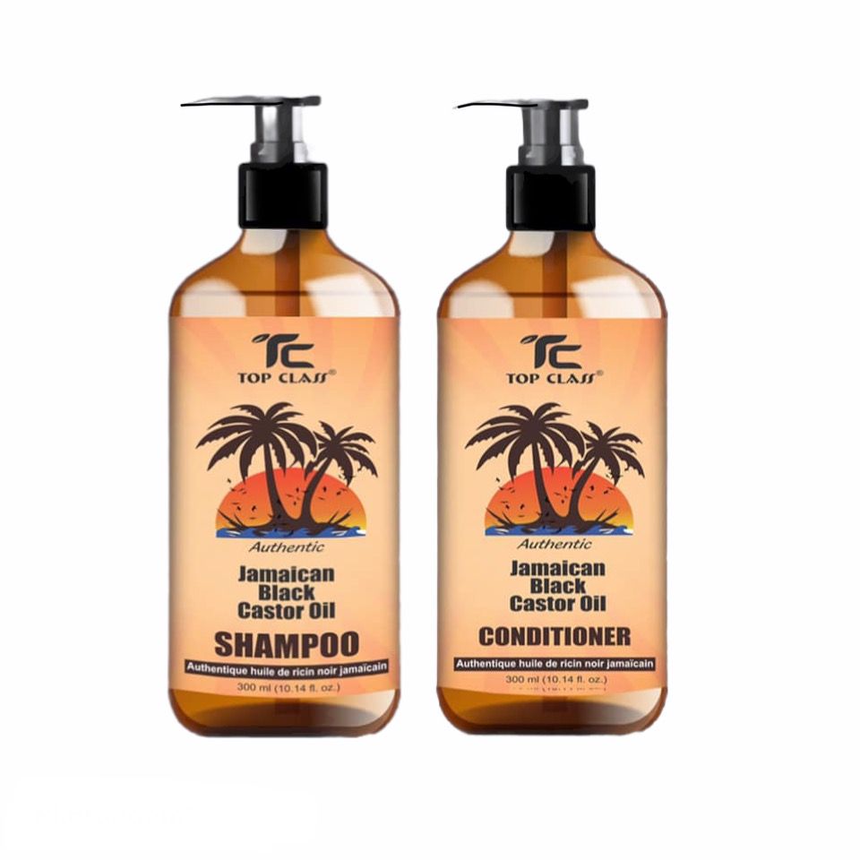 Top Class Jamaican Black Castor Oil Shampoo and Conditioner 300ml